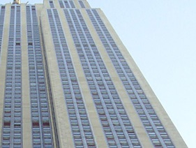 Looking Up at Empire State Building