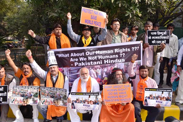 Protest at UN Office for PAK Hindus