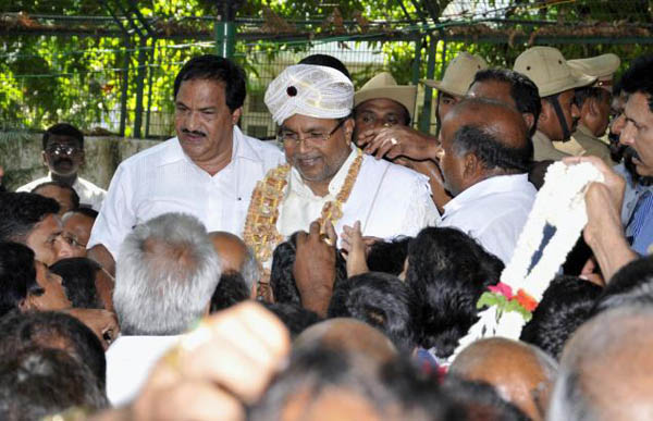 Ever since it was announced that Siddaramaiah would be Chief Minister, there has been a steady stream of supporters and well-wishers at his house in Bangalore
