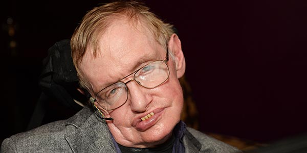 LONDON, ENGLAND - JULY 20:  (EXCLUSIVE COVERAGE) Stephen Hawking attends the closing night after party for 'Monty Python Live (Mostly)' at The O2 Arena on July 20, 2014 in London, England.  (Photo by Dave J Hogan/Getty Images)